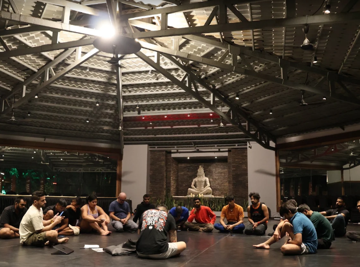 Team gathering at Insanity Jiu-Jitsu Academy